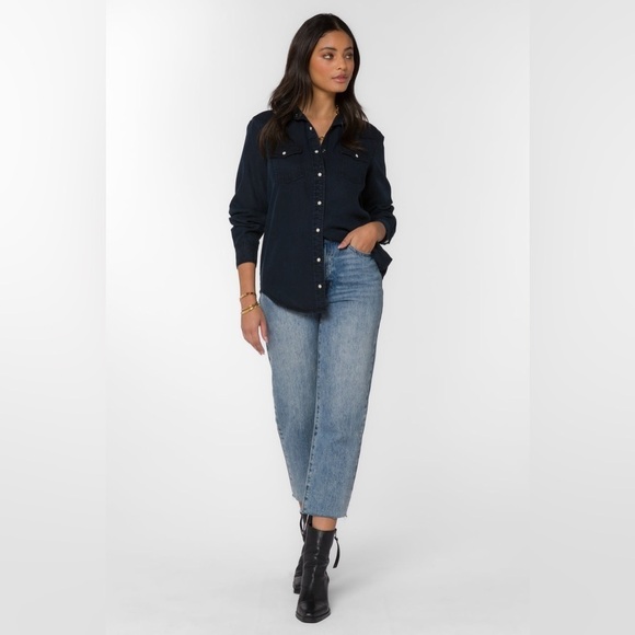 Velvet Heart- Raquel overdye  indigo shirt - Picture 2 of 11